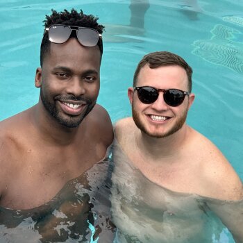 The boys in the pool