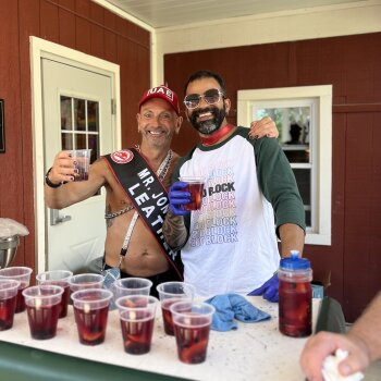 Raffy and Marco Bartending