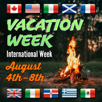 Vacation Week Schedule